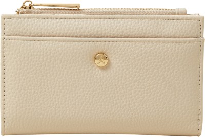 ACCESSORIZE LONDON Women Casual White Artificial Leather Wallet