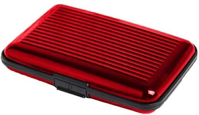 Taabar Men & Women Silver Aluminium Card Holder(10 Card Slots)