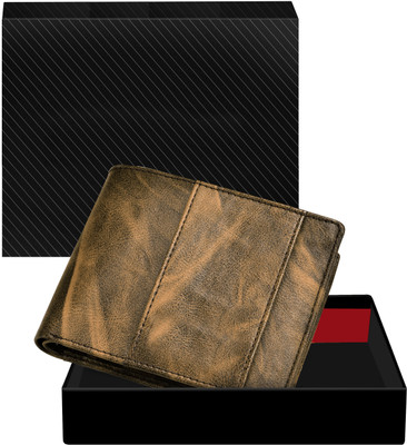 JPEnterprises Men Casual, Evening/Party, Formal Brown Artificial Leather Wallet(5 Card Slots)