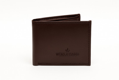 tahaiza Men Formal Brown Artificial Leather Wallet(3 Card Slots)