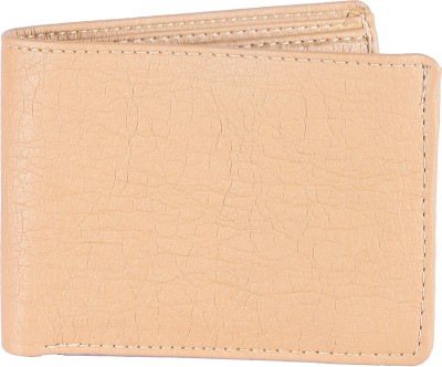 DRYZTOR Men Casual, Trendy, Formal Beige Artificial Leather Wallet(4 Card Slots)