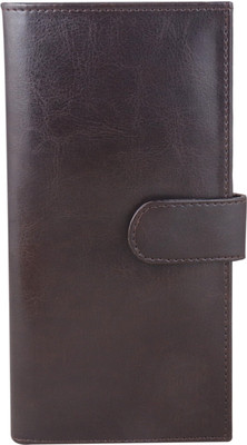 ROCKZONE Men & Women Travel Brown Artificial Leather Card Holder(11 Card Slots)