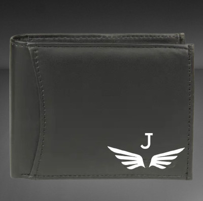 KEYUR Men Casual Black Artificial Leather Wallet(6 Card Slots)