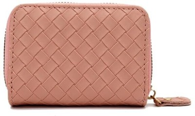 SYGA Girls Casual Pink Fabric Wallet(10 Card Slots)