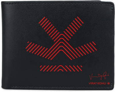 WROGN Men Casual Blue Genuine Leather Wallet(4 Card Slots)