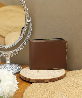 VenussVault Men Casual, Ethnic, Evening/Party, Formal, Travel, Trendy Brown Artificial Leather, Genuine Leather Wallet(5 Card Slots)