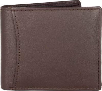 ree cope Men Formal, Trendy Brown Genuine Leather Wallet(12 Card Slots)
