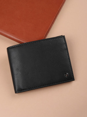 LOUIS PHILIPPE Men Formal Black Artificial Leather Wallet(8 Card Slots)