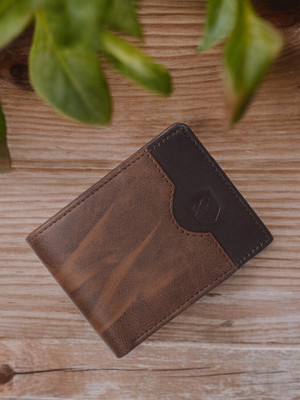 SAMTROH Men Casual, Trendy Brown Artificial Leather Wallet(6 Card Slots)