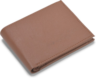 BE DIVINE Men Casual Tan Artificial Leather Wallet(6 Card Slots)