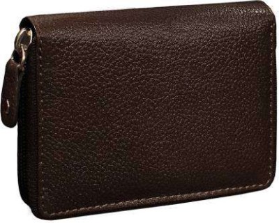 Belton Men & Women Evening/Party, Casual, Trendy, Formal, Trendy, Ethnic Brown Artificial Leather Card Holder(11 Card Slots)