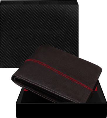 WEVYAG Men Casual, Evening/Party, Formal Brown Artificial Leather Wallet(4 Card Slots)
