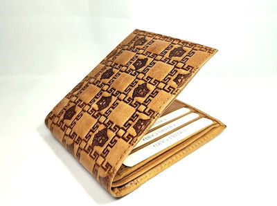 Domingos Gallery Men Casual, Formal, Ethnic, Trendy Brown Genuine Leather Wallet(8 Card Slots)