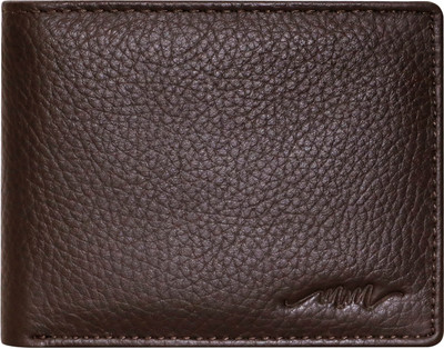 MM designs Men Formal, Casual, Trendy Brown Genuine Leather Wallet(8 Card Slots)