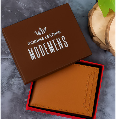 MODEMENS Men Casual, Formal, Evening/Party Brown Genuine Leather Wallet(6 Card Slots)
