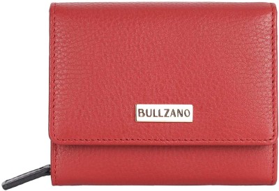 BULLZANO Women Casual, Formal, Trendy Red Genuine Leather Wrist Wallet(8 Card Slots)