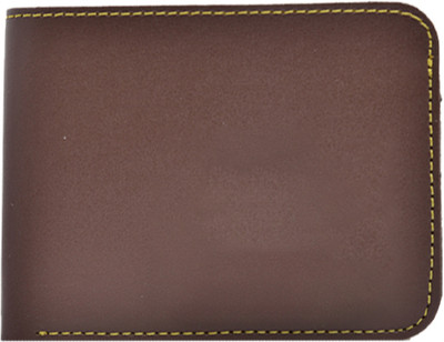 Your Gift Studio Men Casual Brown Artificial Leather Wallet(4 Card Slots)