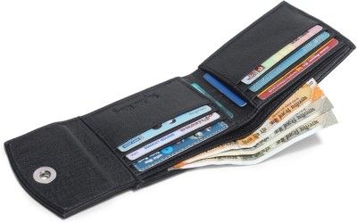STYLER KING Men Casual, Ethnic, Evening/Party, Formal, Travel, Trendy Black Artificial Leather Wallet(8 Card Slots)