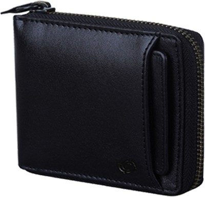 Cotnis Boys Casual, Ethnic, Formal Black Genuine Leather Wallet(7 Card Slots)