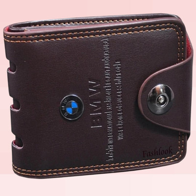 SHYAM Men Casual Brown Artificial Leather Wallet(6 Card Slots)