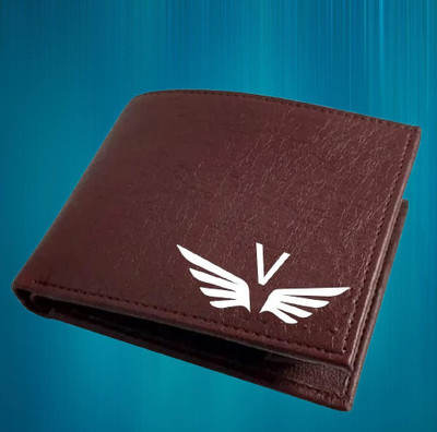 KEYUR Men Casual Brown Artificial Leather Wallet(10 Card Slots)