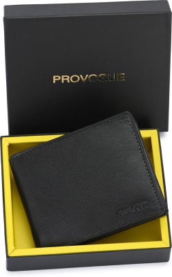 PROVOGUE Men Casual, Formal Black Genuine Leather Wallet(4 Card Slots)