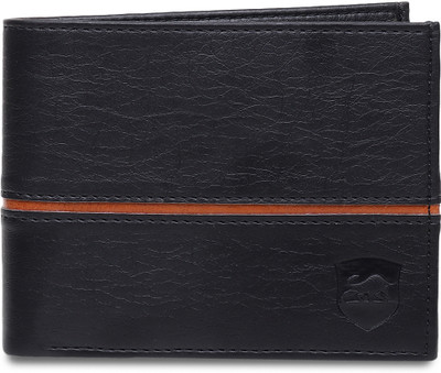 SAMTROH Men Formal Black Artificial Leather Wallet(3 Card Slots)