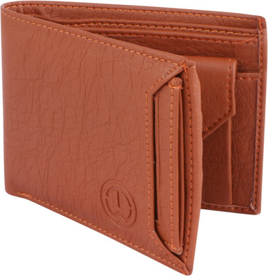 TnW Men Tan Artificial Leather Wallet(6 Card Slots)