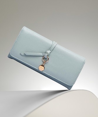 Caprese Women Blue Artificial Leather Wallet(6 Card Slots)