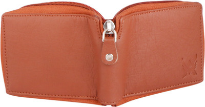 Wildemart Men Tan Artificial Leather Wallet(6 Card Slots)