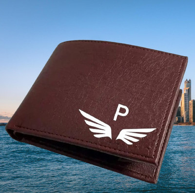 KEYUR Men Casual Brown Artificial Leather Wallet(10 Card Slots)