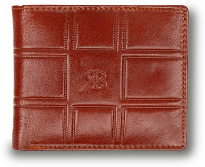 Rich Born Men Trendy Tan Genuine Leather Wallet(6 Card Slots)