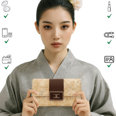 ESBEDA Women Casual Beige Artificial Leather Wallet(4 Card Slots)