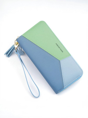valerie Women Multicolor Artificial Leather Wallet(8 Card Slots)