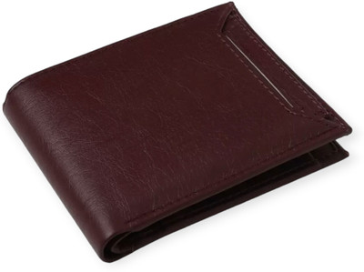 IXORA Men Casual Brown Artificial Leather Money Clip(6 Card Slots)