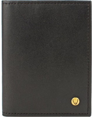 HIDESIGN Men Casual Black Genuine Leather Card Holder(2 Card Slots)