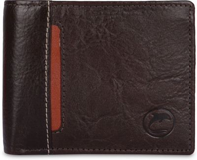DOLPHIN GLOBAL Men Casual, Formal, Travel Brown Genuine Leather Wallet(6 Card Slots)