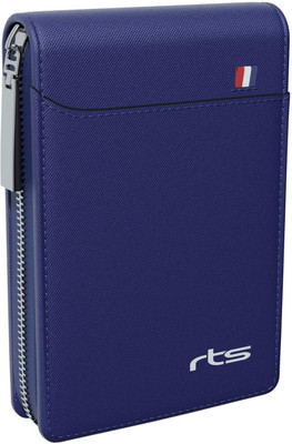 HouseOfCommon Men & Women Evening/Party Blue Genuine Leather Wrist Wallet(9 Card Slots)