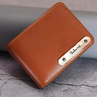 SY Gifts Boys Tan Artificial Leather Wallet(3 Card Slots)