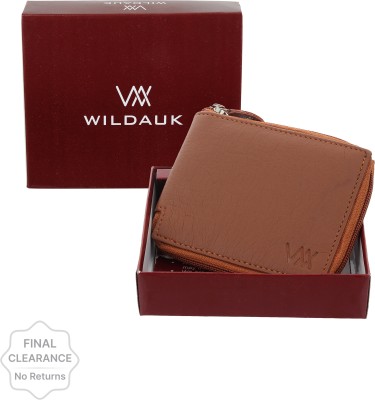 WILDAUK Men & Women Travel, Ethnic, Casual, Trendy, Formal Tan Artificial Leather Wallet(3 Card Slots)