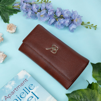 Rich Born Women Trendy Tan Genuine Leather Wallet