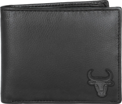 oxskin Men Formal Black Genuine Leather Wallet(8 Card Slots)