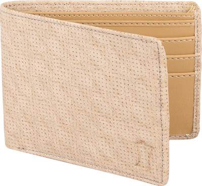 CREATURE Men Khaki Artificial Leather Wallet(6 Card Slots)
