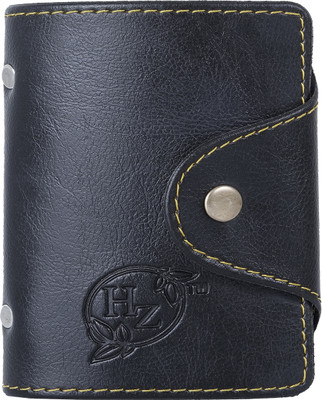 Hazrat 15 Card Holder(Set of 1, Black)