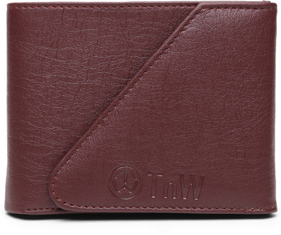 TnW Men Brown Artificial Leather Wallet(3 Card Slots)