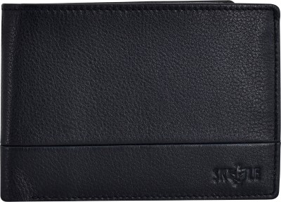 Skyle Men Casual, Formal, Trendy Black Genuine Leather Wallet(10 Card Slots)