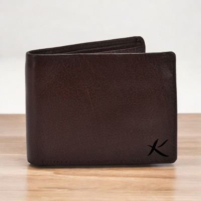 Kastner Men Formal Tan Genuine Leather Wallet(6 Card Slots)