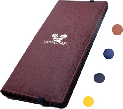 Luxion Craft Men & Women Casual, Formal, Travel Brown Artificial Leather Card Holder(3 Card Slots)