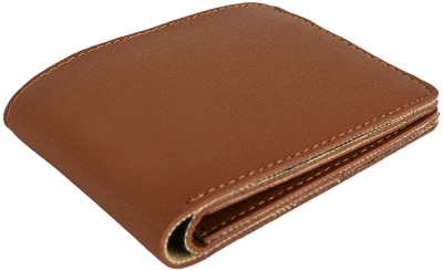 zrinix Boys Casual, Ethnic, Evening/Party, Formal, Travel, Trendy Tan Genuine Leather Wallet(3 Card Slots)