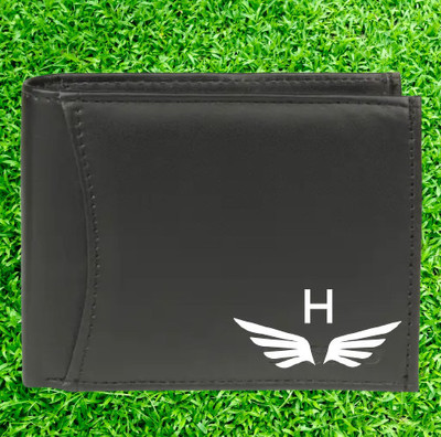 KEYUR Men Casual Black Artificial Leather Wallet(6 Card Slots)